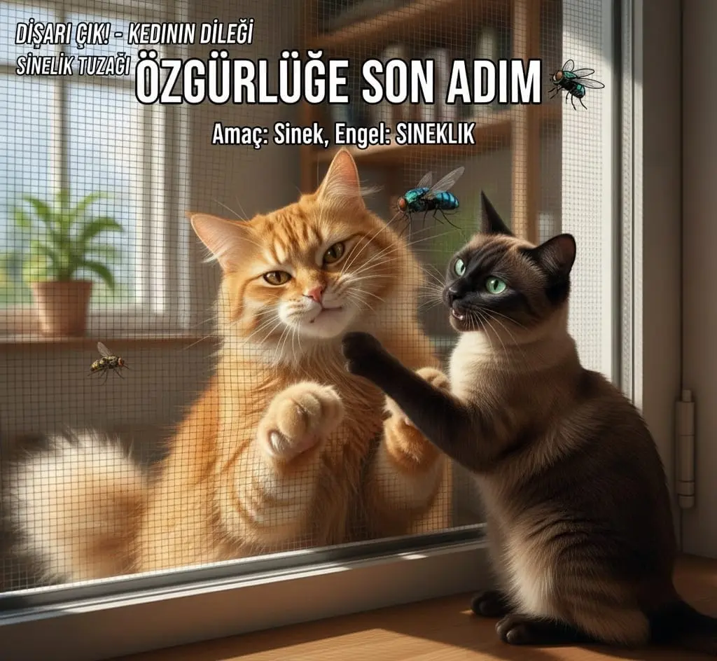 Kedi sinekliği detay